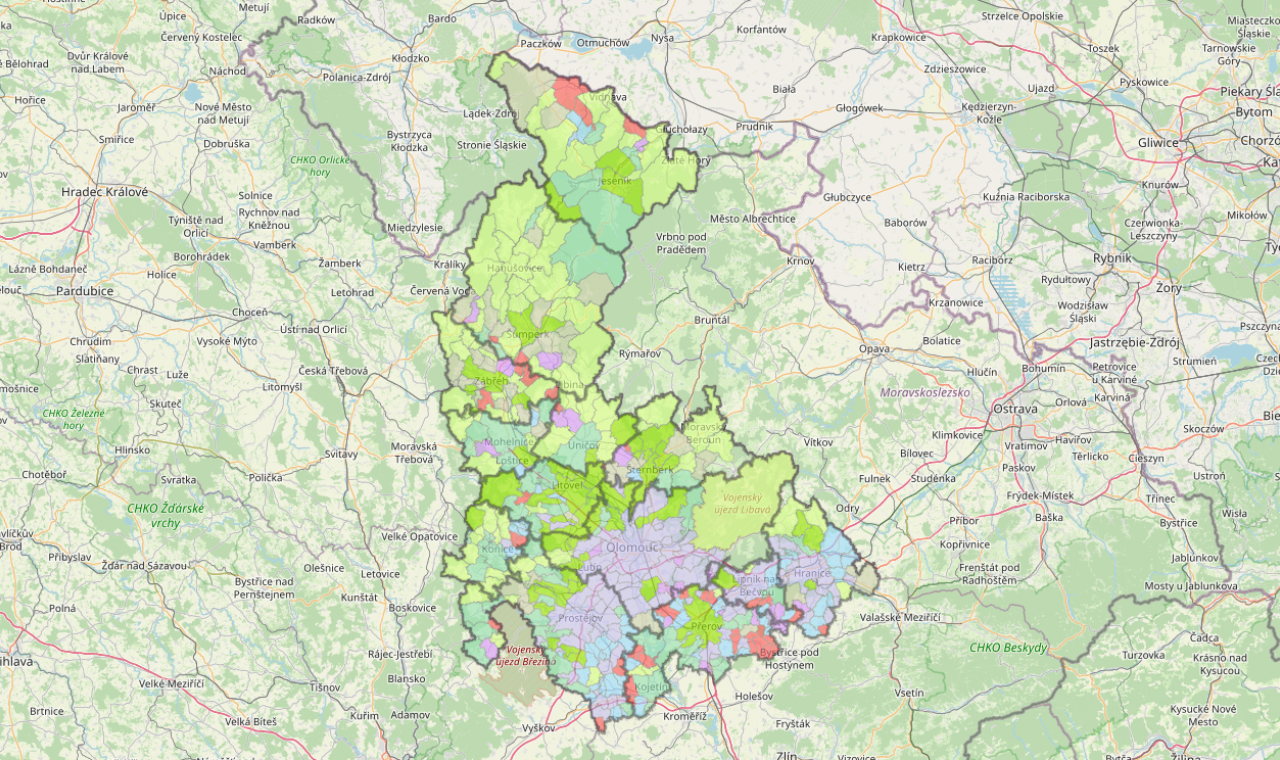 Mapové aplikace pro územně analytické podklady